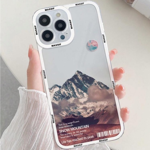 ⚠️Clearance iPhone 15/Pro/Pro Max Trendy Mountain Phone Case🏔️ - Picture 2 of 4